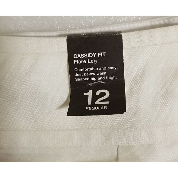 The Limited Cassidy Fit Womens Linen Blend Size 12R Off White Ivory. T6 - Picture 5 of 5